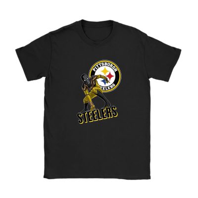 Spiderman NFL Pittsburgh Steelers Unisex T-Shirt Cotton Tee TAT7693