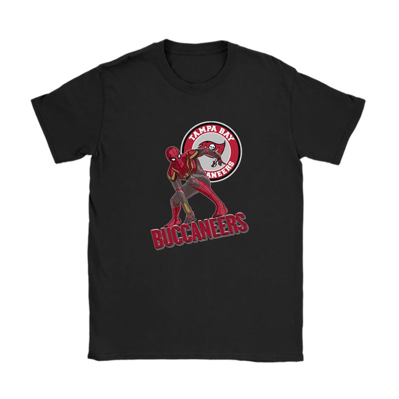 Spiderman NFL Tampa Bay Buccaneers Unisex T-Shirt Cotton Tee TAT7701