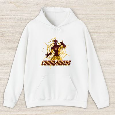 Spiderman NFL Washington Commanders Unisex Hoodie TAH7417