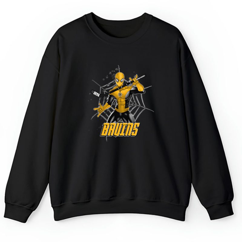 Spiderman NHL Boston Bruins Unisex Sweatshirt TAS7127