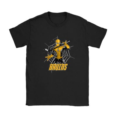 Spiderman NHL Boston Bruins Unisex T-Shirt Cotton Tee TAT7127