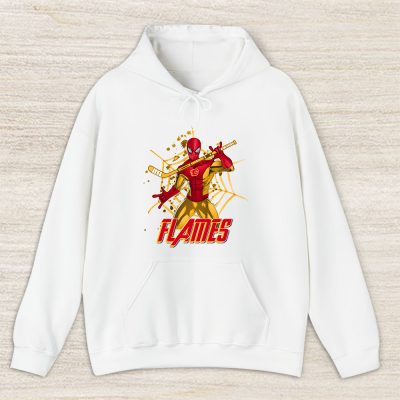 Spiderman NHL Calgary Flames Unisex Hoodie TAH7161