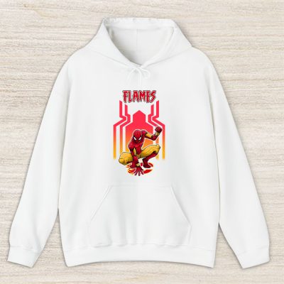 Spiderman NHL Calgary Flames Unisex Hoodie TAH7642