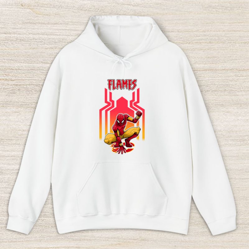 Spiderman NHL Calgary Flames Unisex Hoodie TAH7642