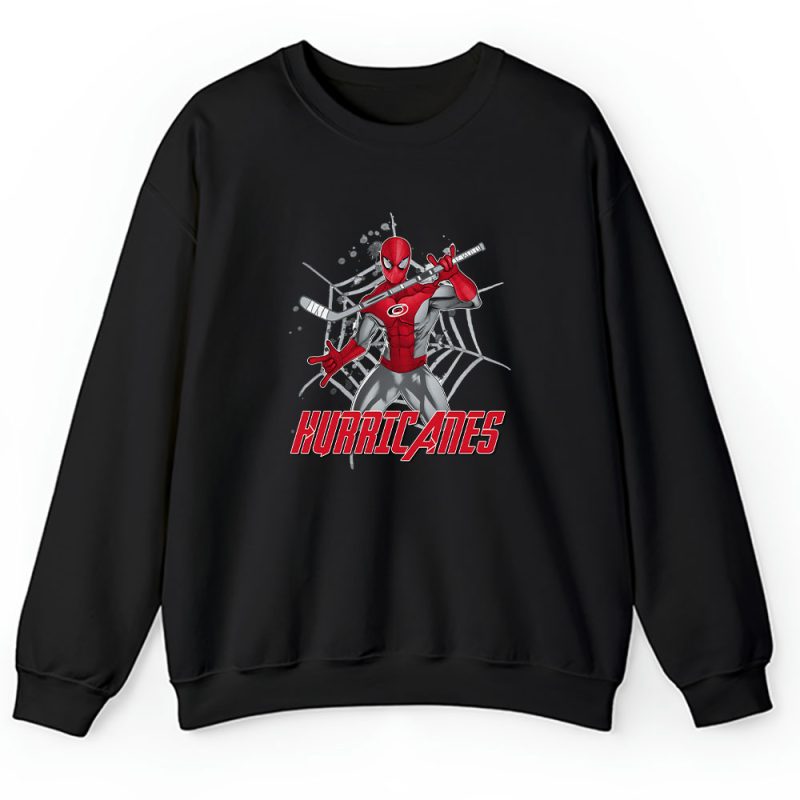 Spiderman NHL Carolina Hurricanes Unisex Sweatshirt TAS7167