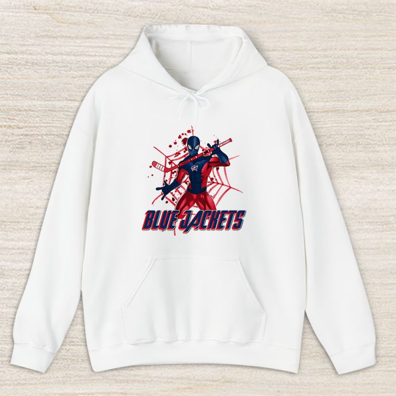 Spiderman NHL Columbus Blue Jackets Unisex Hoodie TAH7168