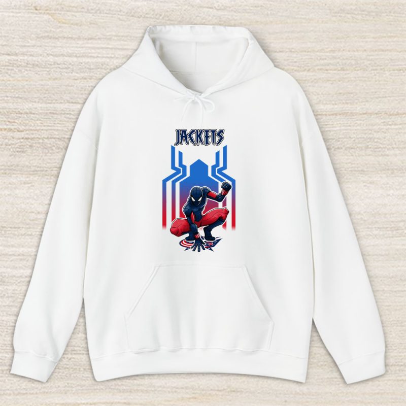 Spiderman NHL Columbus Blue Jackets Unisex Hoodie TAH7644