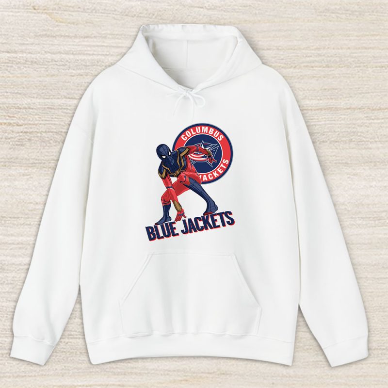 Spiderman NHL Columbus Blue Jackets Unisex Hoodie TAH8368