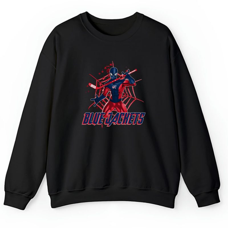 Spiderman NHL Columbus Blue Jackets Unisex Sweatshirt TAS7168