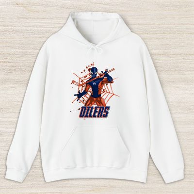 Spiderman NHL Edmonton Oilers Unisex Hoodie TAH7213