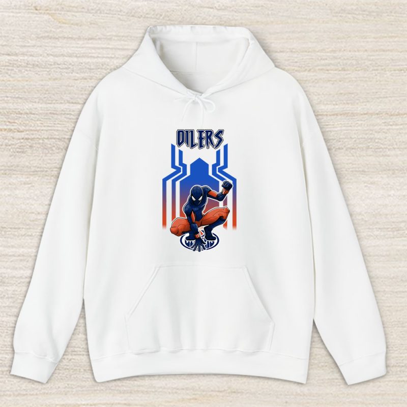 Spiderman NHL Edmonton Oilers Unisex Hoodie TAH7656