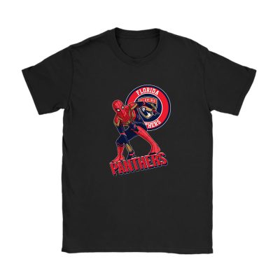 Spiderman NHL Florida Panthers Unisex T-Shirt Cotton Tee TAT8384