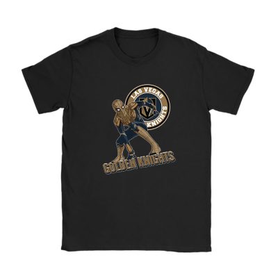 Spiderman NHL Las Vegas Golden Knights Unisex T-Shirt Cotton Tee TAT8398