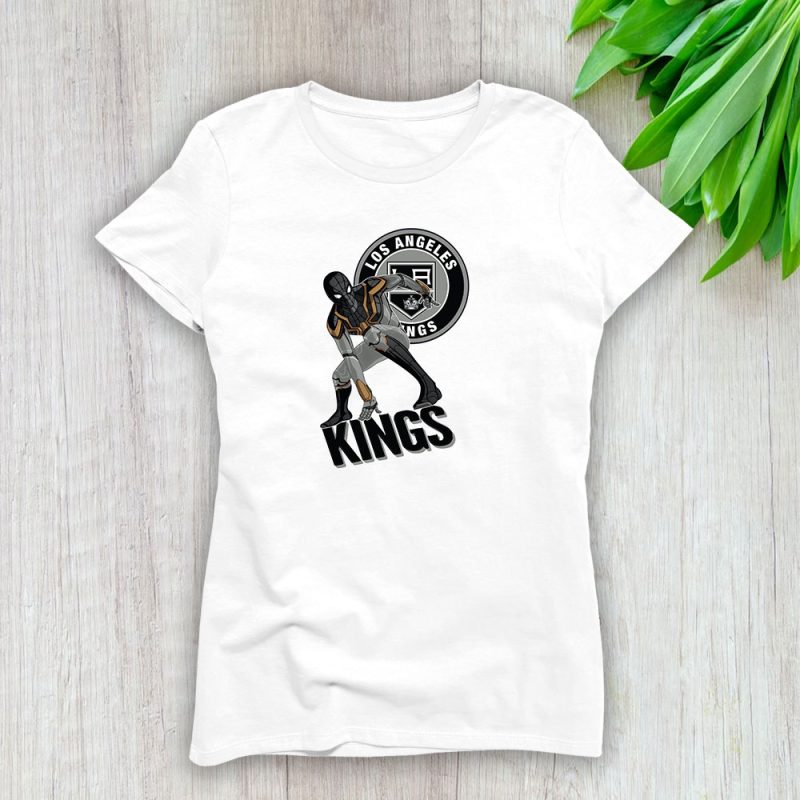 Spiderman NHL Los Angeles Kings Lady T-Shirt Women Tee LTL8394