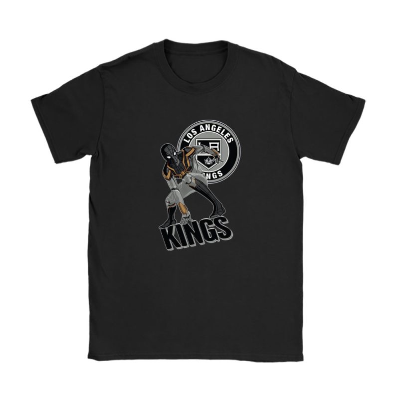 Spiderman NHL Los Angeles Kings Unisex T-Shirt Cotton Tee TAT8394