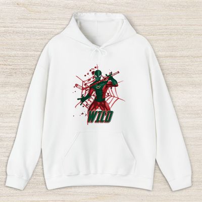 Spiderman NHL Minnesota Wild Unisex Hoodie TAH7303