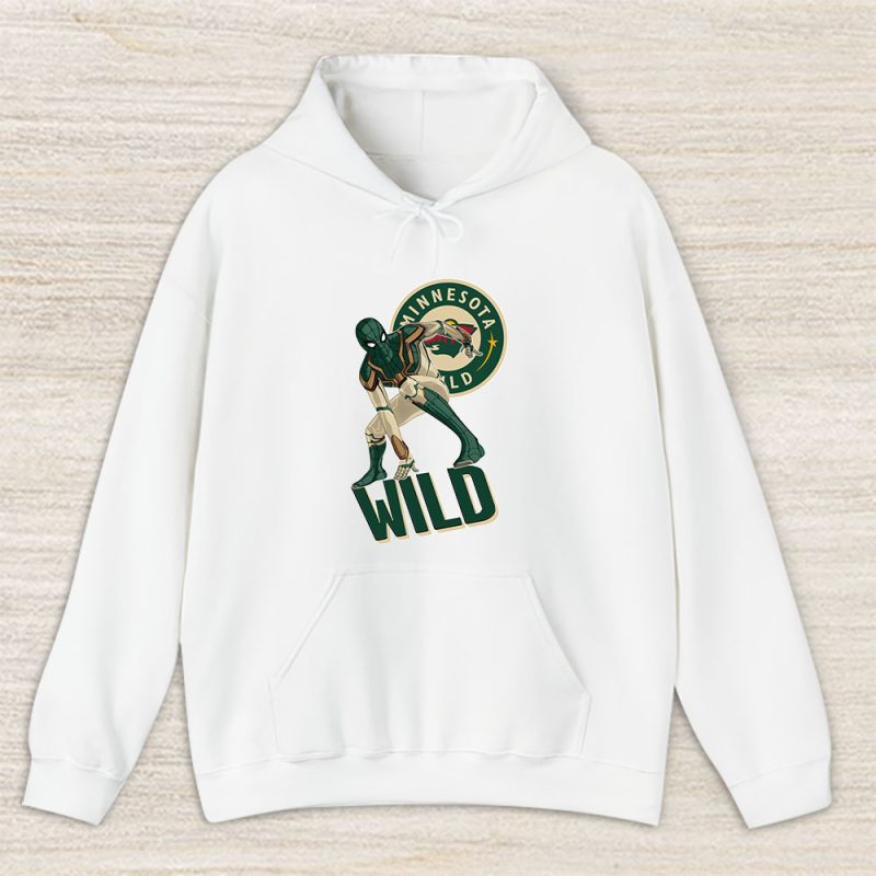 Spiderman NHL Minnesota Wild Unisex Hoodie TAH8412