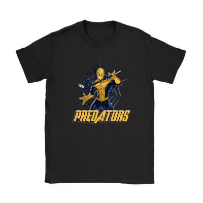 Spiderman NHL Nashville Predators Unisex T-Shirt Cotton Tee TAT7320