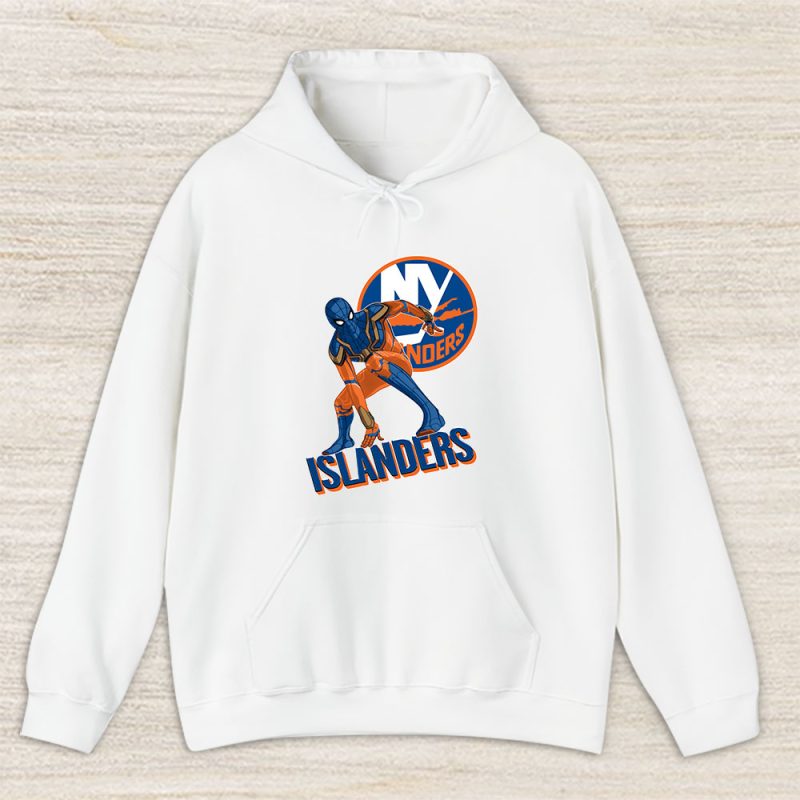 Spiderman NHL New York Islanders Unisex Hoodie TAH8414