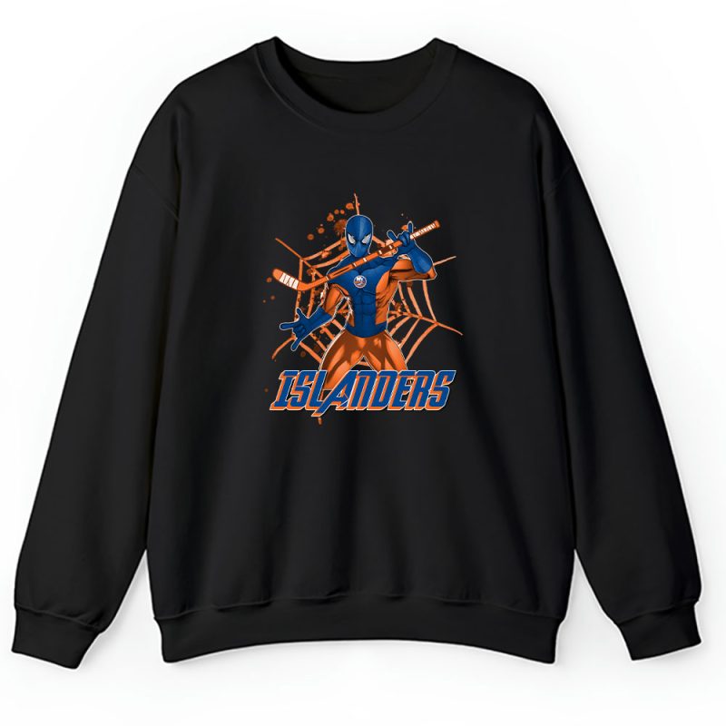 Spiderman NHL New York Islanders Unisex Sweatshirt TAS7307