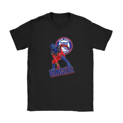 Spiderman NHL New York Rangers Unisex T-Shirt Cotton Tee TAT8419