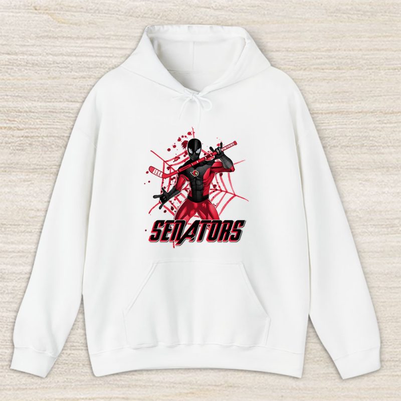 Spiderman NHL Ottawa Senators Unisex Hoodie TAH7339