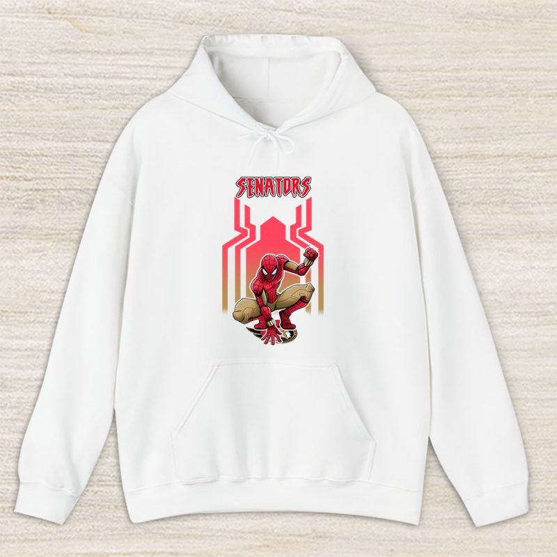 Spiderman NHL Ottawa Senators Unisex Hoodie TAH7687