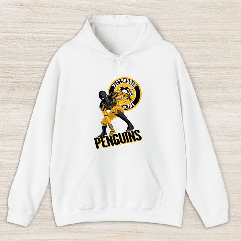 Spiderman NHL Pittsburgh Penguins Unisex Hoodie TAH8435