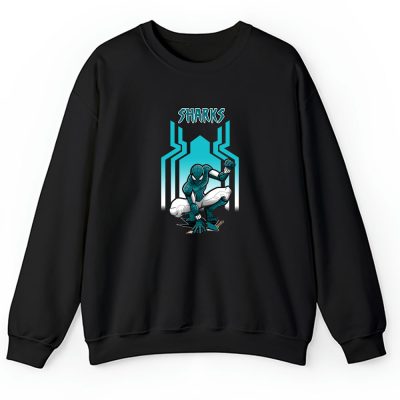 Spiderman NHL San Jose Sharks Unisex Sweatshirt TAS7700