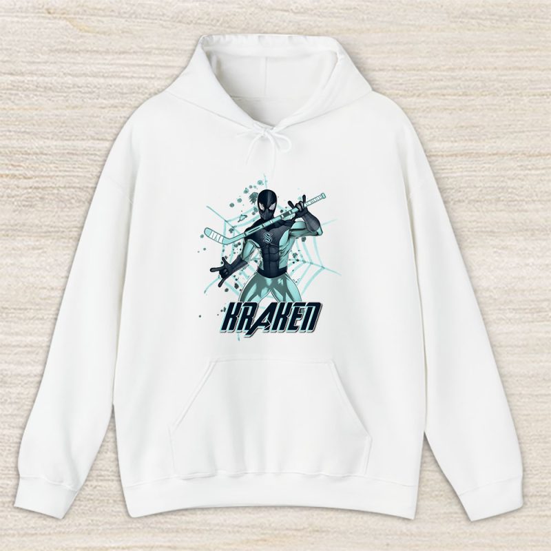 Spiderman NHL Seattle Kraken Unisex Hoodie TAH7388