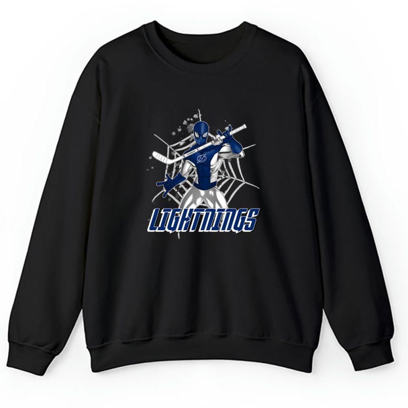 Spiderman NHL Tampa Bay Lightning Unisex Sweatshirt TAS7399