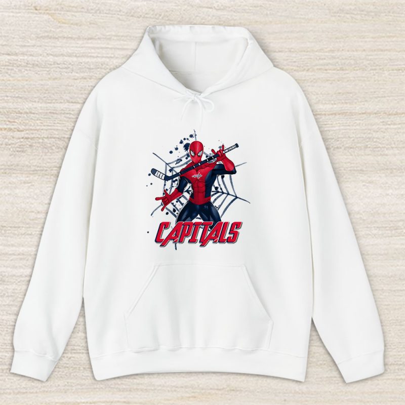 Spiderman NHL Washington Capitals Unisex Hoodie TAH7419