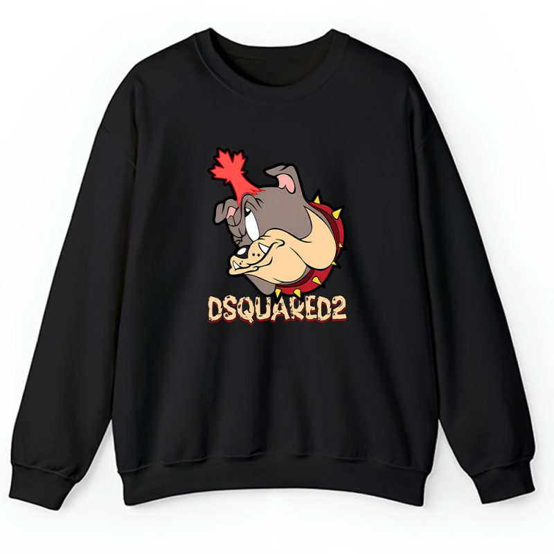 Spike Bulldog In Tom And Jerry Dsquared2 Brand Unisex Sweatshirt TAS5568