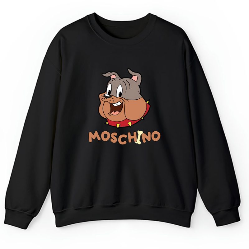 Spike Bulldog In Tom And Jerry Moschino Brand Unisex Sweatshirt TAS5569