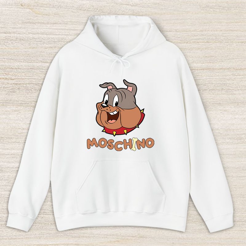 Spike Bulldog In Tom And Jerry Moschino Unisex Hoodie TAH5569