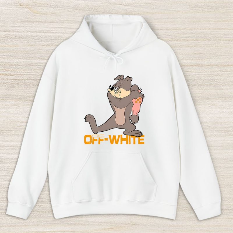 Spike Bulldog In Tom And Jerry Offwhite Unisex Hoodie TAH5570