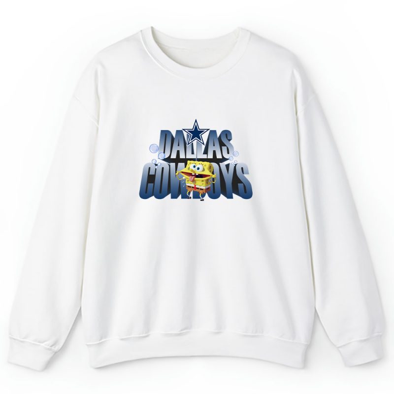 Spongebob Squarepants X Dallas Cowboys Team X NFL X American Football Unisex Sweatshirt TAS6055