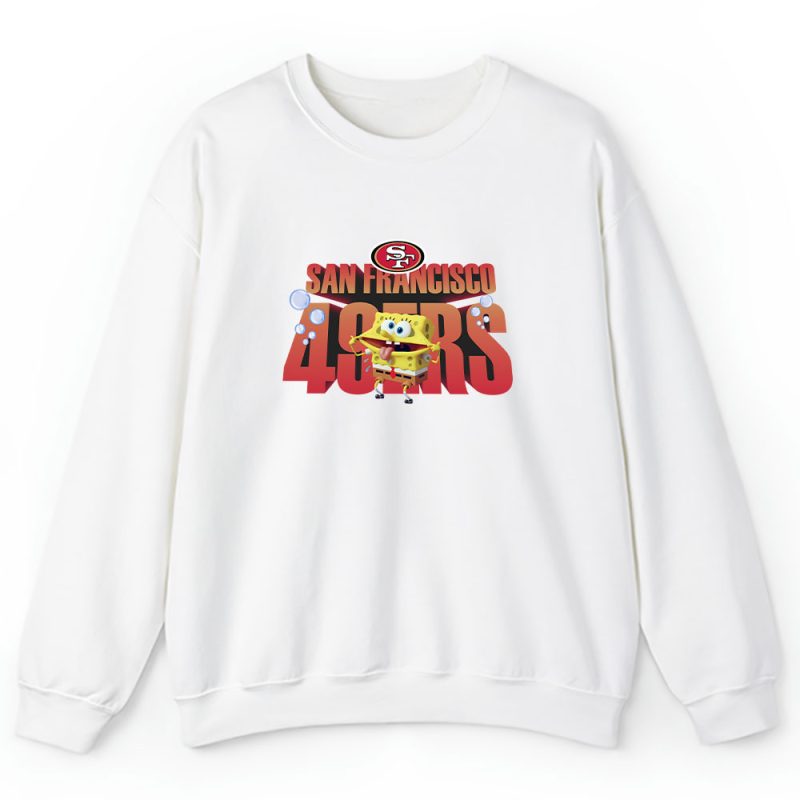 Spongebob Squarepants X San Francisco 49ers Team X NFL X American Football Unisex Sweatshirt TAS6063