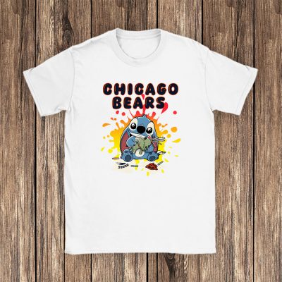 Stitch X Chicago Bears Team X NFL X American Football Unisex T-Shirt TAT6064