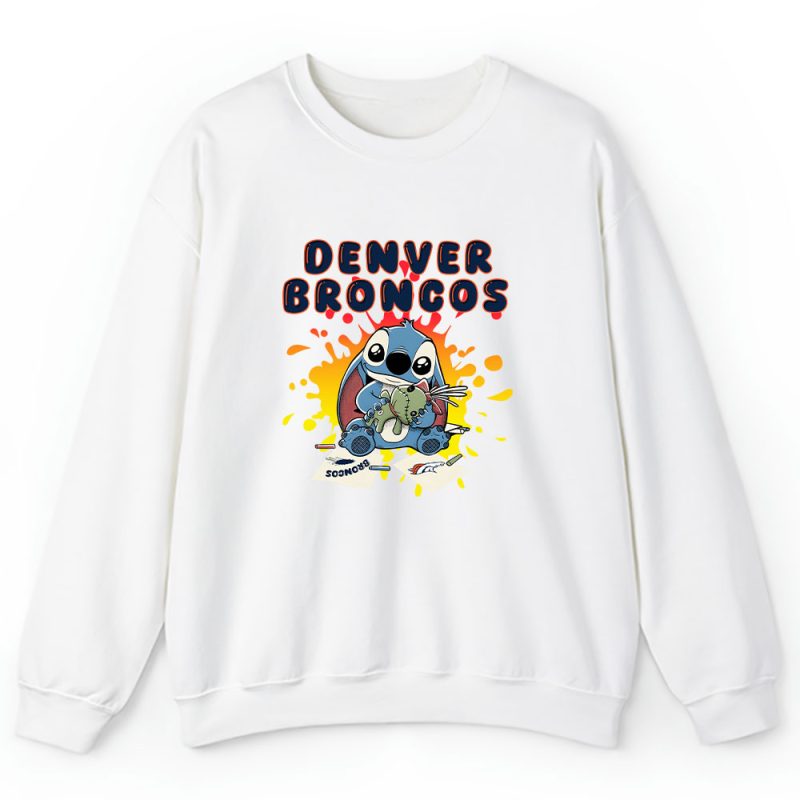 Stitch X Denver Broncos Team X NFL X American Football Unisex Sweatshirt TAS6065