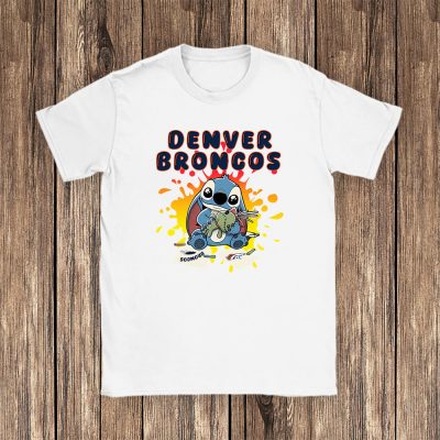 Stitch X Denver Broncos Team X NFL X American Football Unisex T-Shirt TAT6065