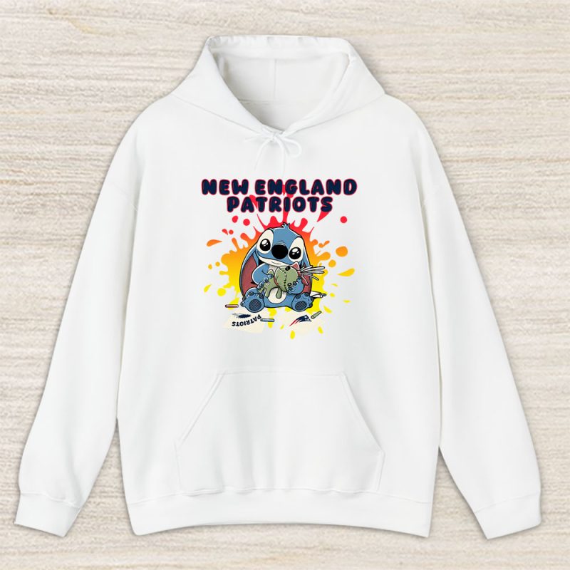 Stitch X New England Patriots Team X NFL X American Football Unisex Hoodie TAH6067