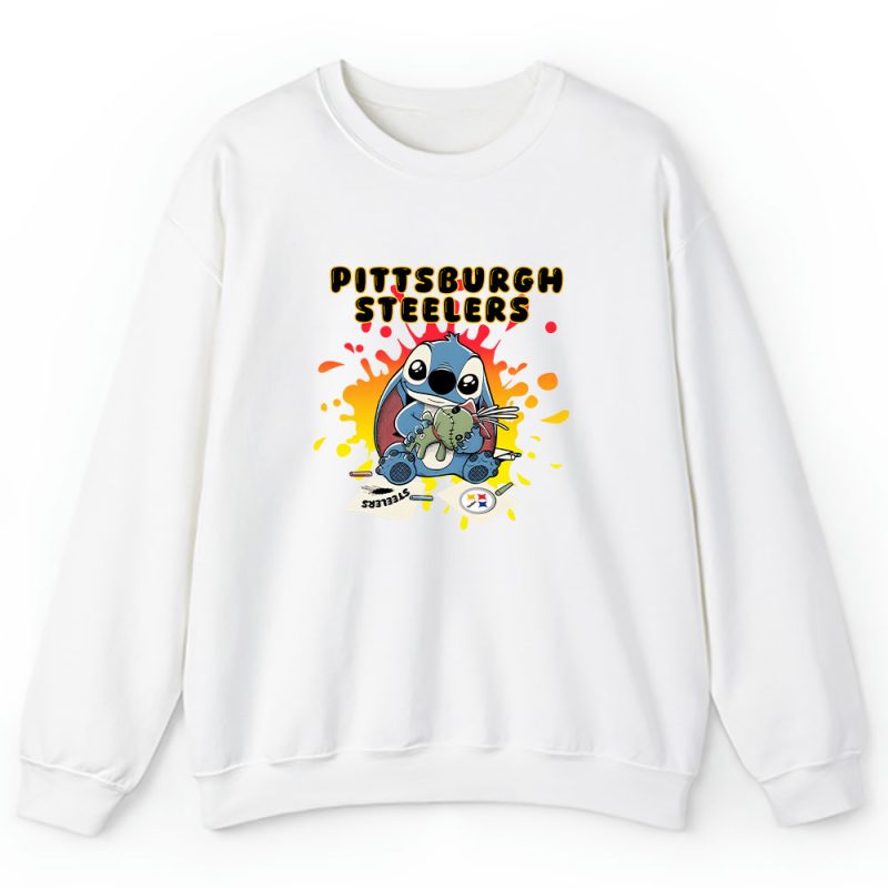 Stitch X Pittsburgh Steelers Team X NFL X American Football Unisex Sweatshirt TAS6070