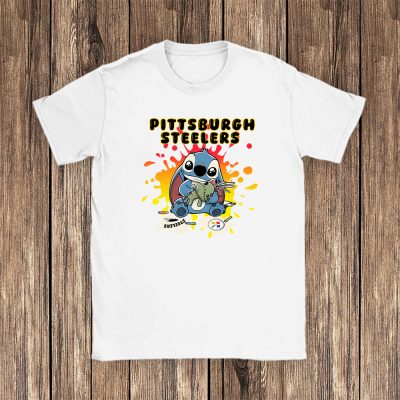 Stitch X Pittsburgh Steelers Team X NFL X American Football Unisex T-Shirt TAT6070