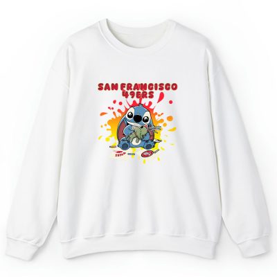 Stitch X San Francisco 49ers Team X NFL X American Football Unisex Sweatshirt TAS6072