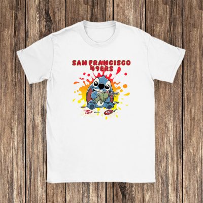 Stitch X San Francisco 49ers Team X NFL X American Football Unisex T-Shirt TAT6072