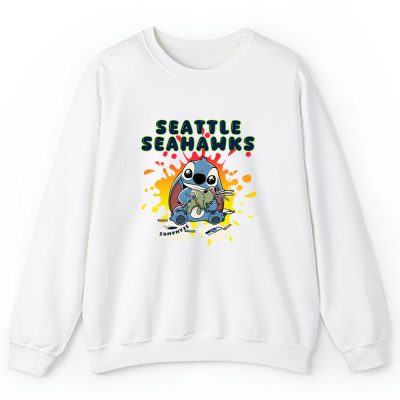 Stitch X Seattle Seahawks Team X NFL X American Football Unisex Sweatshirt TAS6071