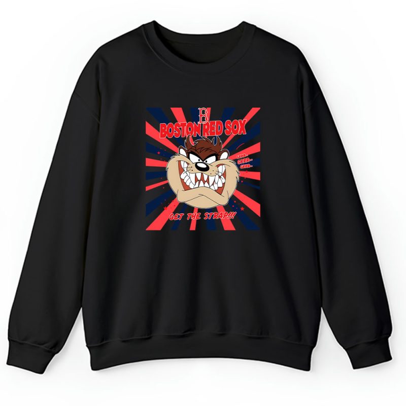 Tasmanian Devil X Boston Red Sox Team X MLB X Baseball Fans Unisex Sweatshirt TAS6084