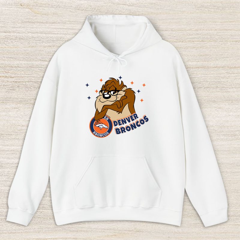 Tasmanian Devil X Denver Broncos Team NFL American Football Unisex Hoodie TAH6538