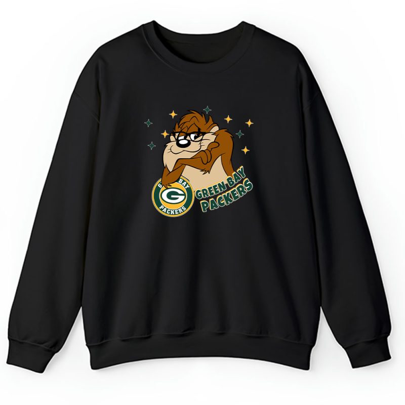 Tasmanian Devil X Green Bay Packers Team NFL American Football Unisex Sweatshirt TAS6539